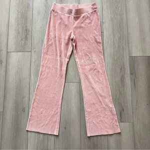 Hale Bob Craft Velour Pink Track pants